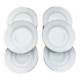 Limoges CG Vierzon porcelain soup plates