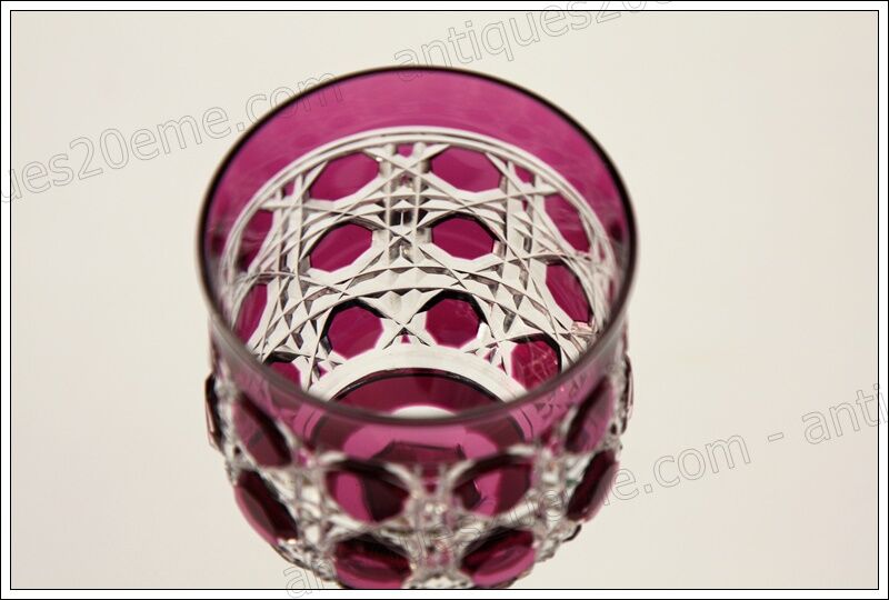 Wine from the Rhine or Roemer Baccarat crystal glass model Pontarlier