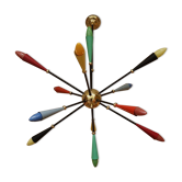 Lustre vintage mutlicolore