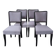 Art Deco dining chairs, 1920s, set of 4