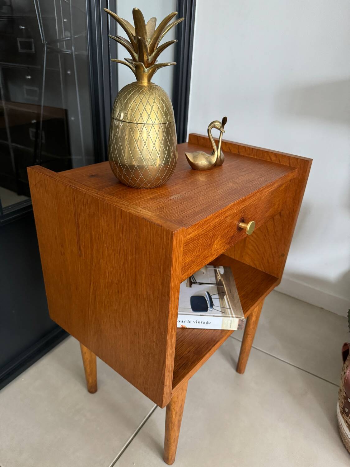 Vintage bedside table