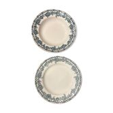 Paire d'assiettes Saint Amand collection Argenton