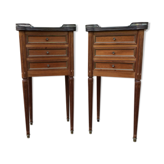 2 bedside tables Louis XVI style