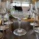 6 champagne glasses. Saint Louis crystal.