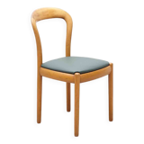Green and oak art nouveau style bistro chair