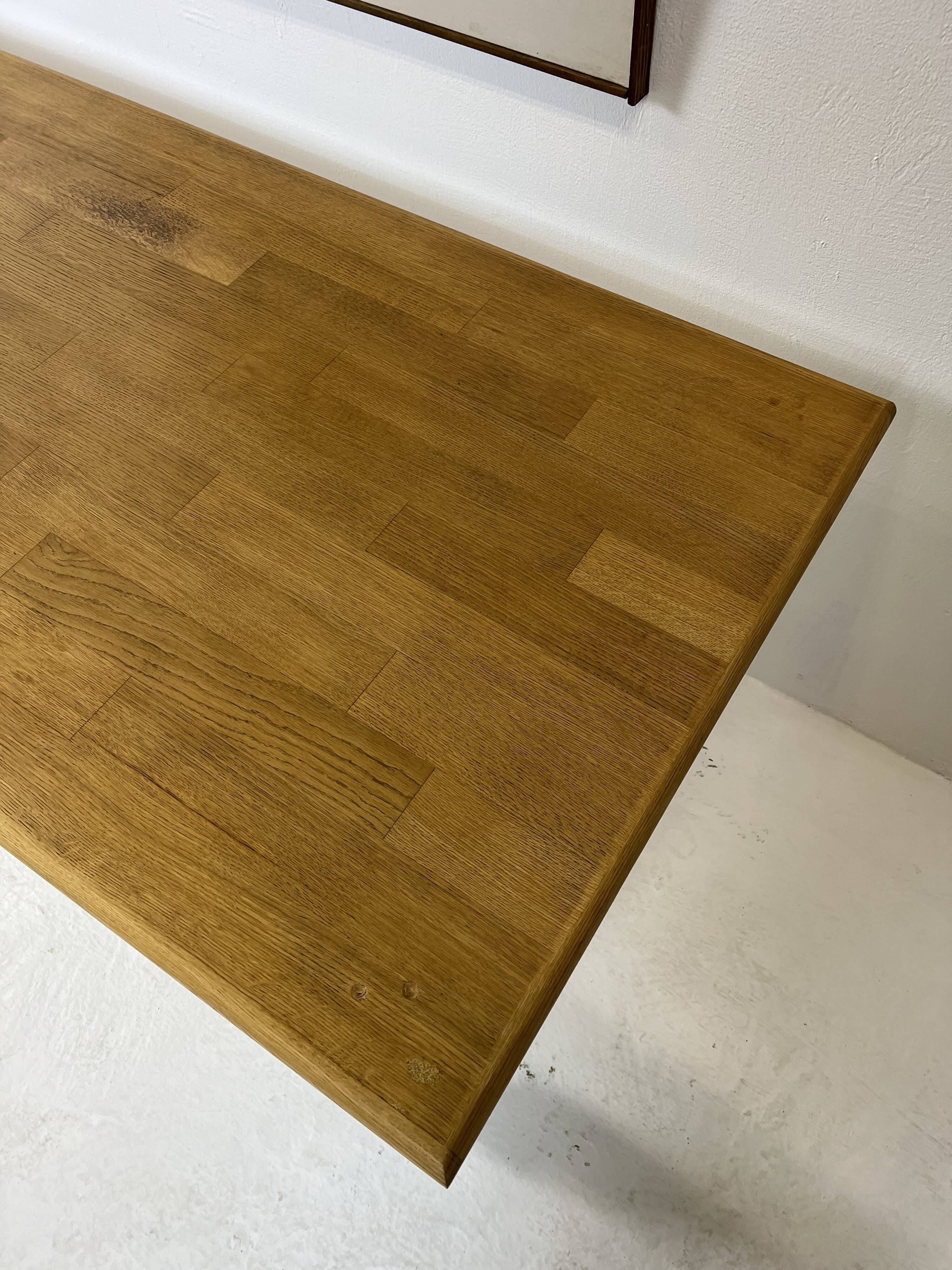 Ivory white base farmhouse table