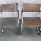 Set of four Bauhaus cantilever armchairs by Mart Stam, Italy