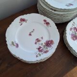 12 VINTAGE PORCELAIN PLATES "HAVILAND"