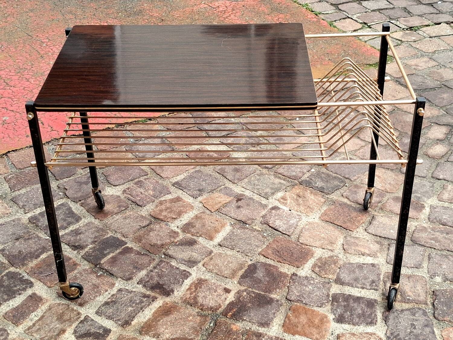 Vintage seventies Hi-Fi chain table or console