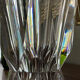 large cut crystal vase Saint Louis 1967