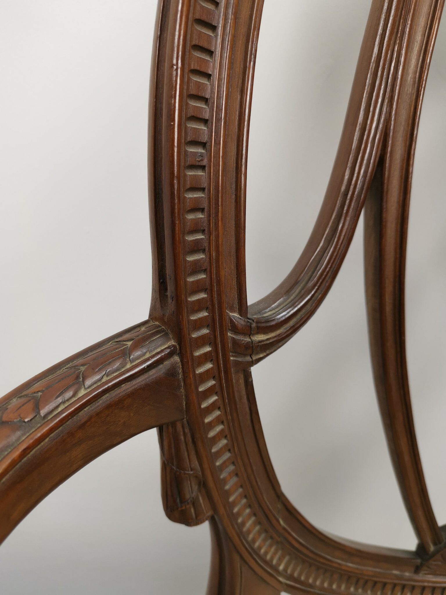 George III Mahogany armchair attributed to William and John Linnell circa 1775