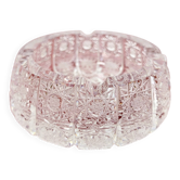 Cendrier en cristal taillé