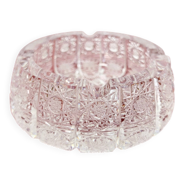 Cut crystal ashtray