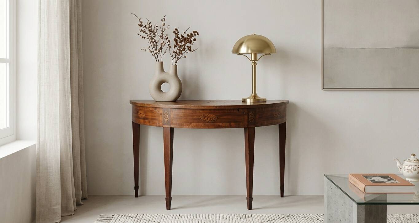 Table demi lune