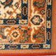 Vintage Indian synthetic wool rug