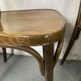 Lot de 4 chaises bistrot style Baumann