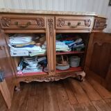 Louis VX ocher marble sideboard