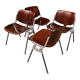 DSC 106 chairs by Castelli by G. Piretti circa 1970