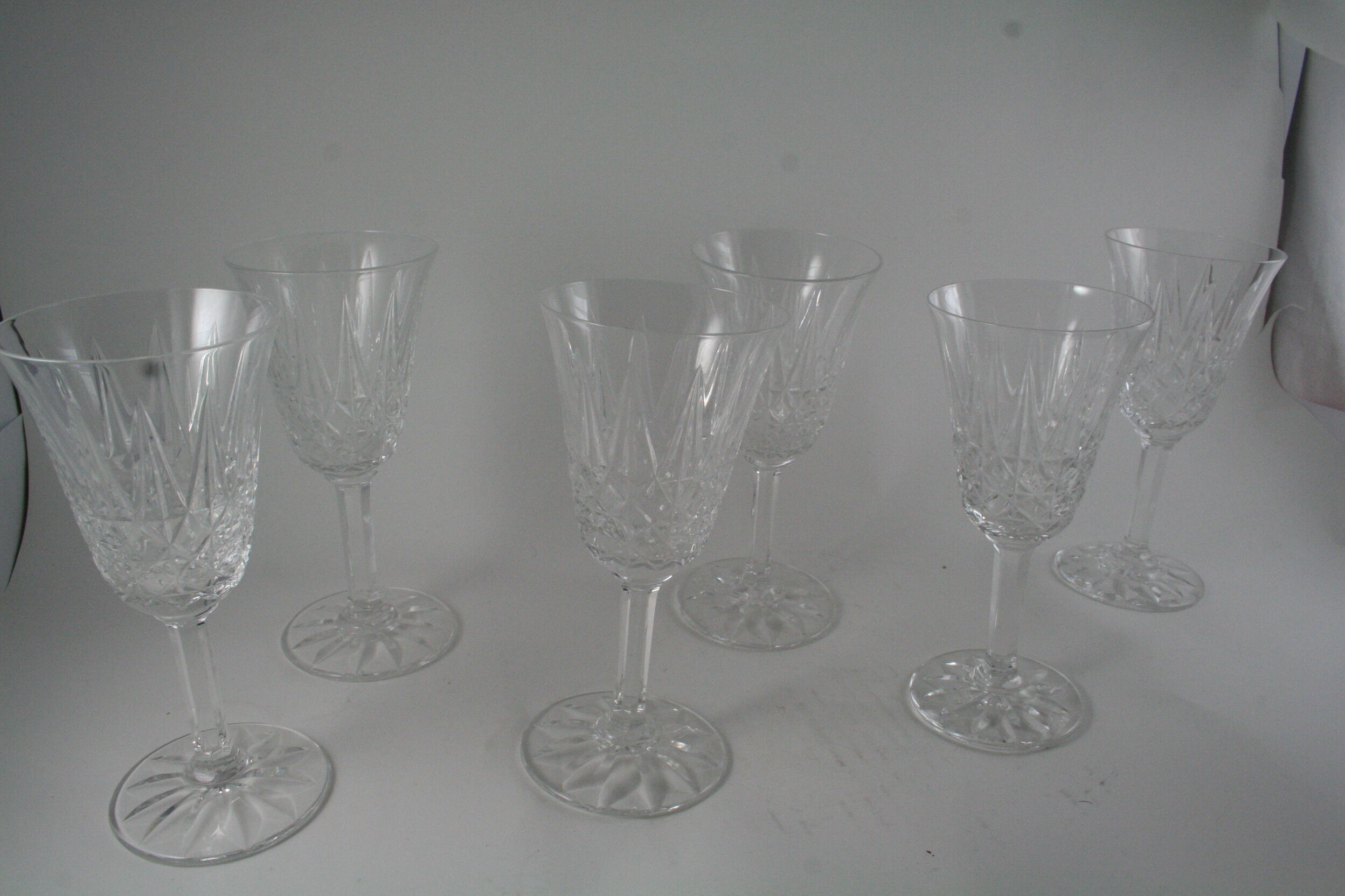 6 wine glasses saint louis model tarn