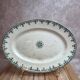 Large oval dish Terre de fer Hippolyte Boulenger H.b & Cie Gagny