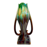 Art Nouveau vase in earthenware
