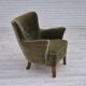 1970s, Danish design, lounge chair, original condition, furniture velour.