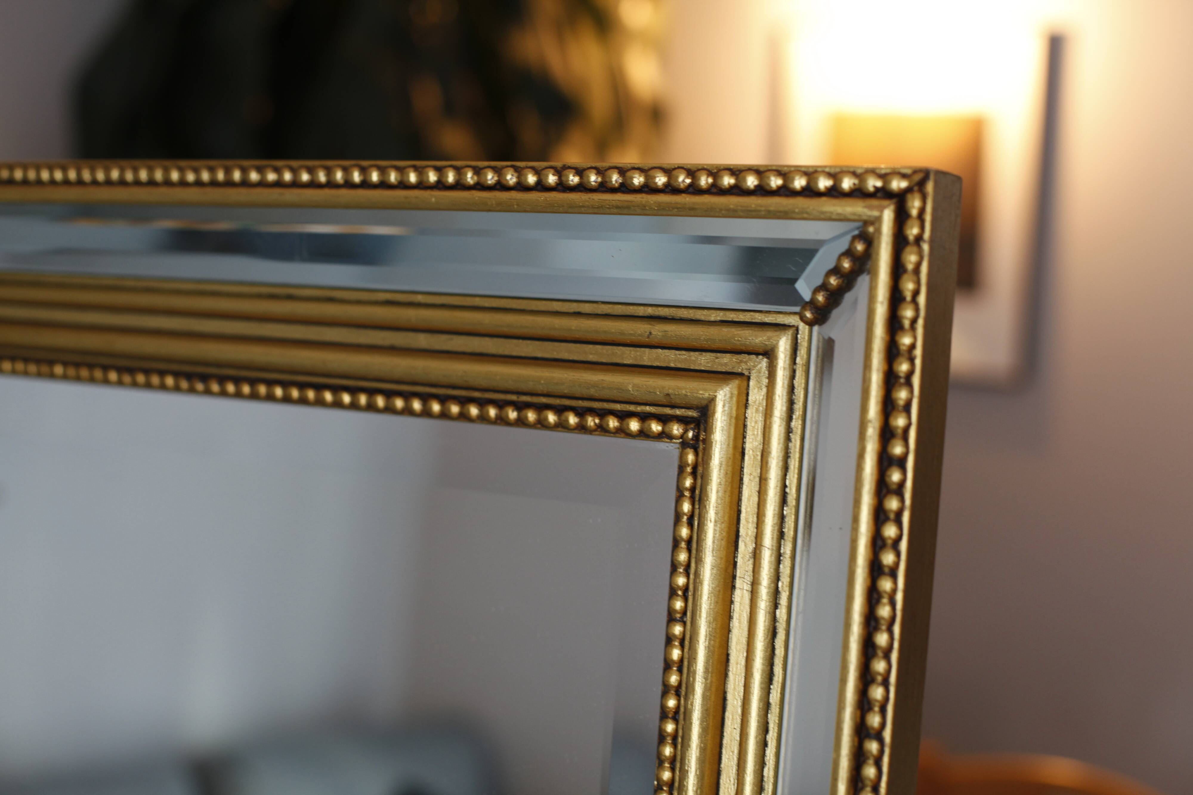 Mirror with parecloses beveled Venetian mirror  149x88cm