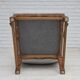 1950s, Danish high-backed armchair, reupholstered, wool, oak wood.