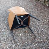 Set of 4 Vela chairs by Carlo Bartoli for Matteo Grassi
