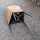 Set of 4 Vela chairs by Carlo Bartoli for Matteo Grassi