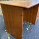 Scandinavian solid wood desk with drawer, 132cm