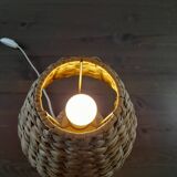 Woven table lamp