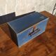 Set of 3 old cardboard suitcases