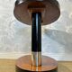 Art Deco side table with walnut burl veneer, France, 1930s.