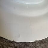 Iron pedestal dish