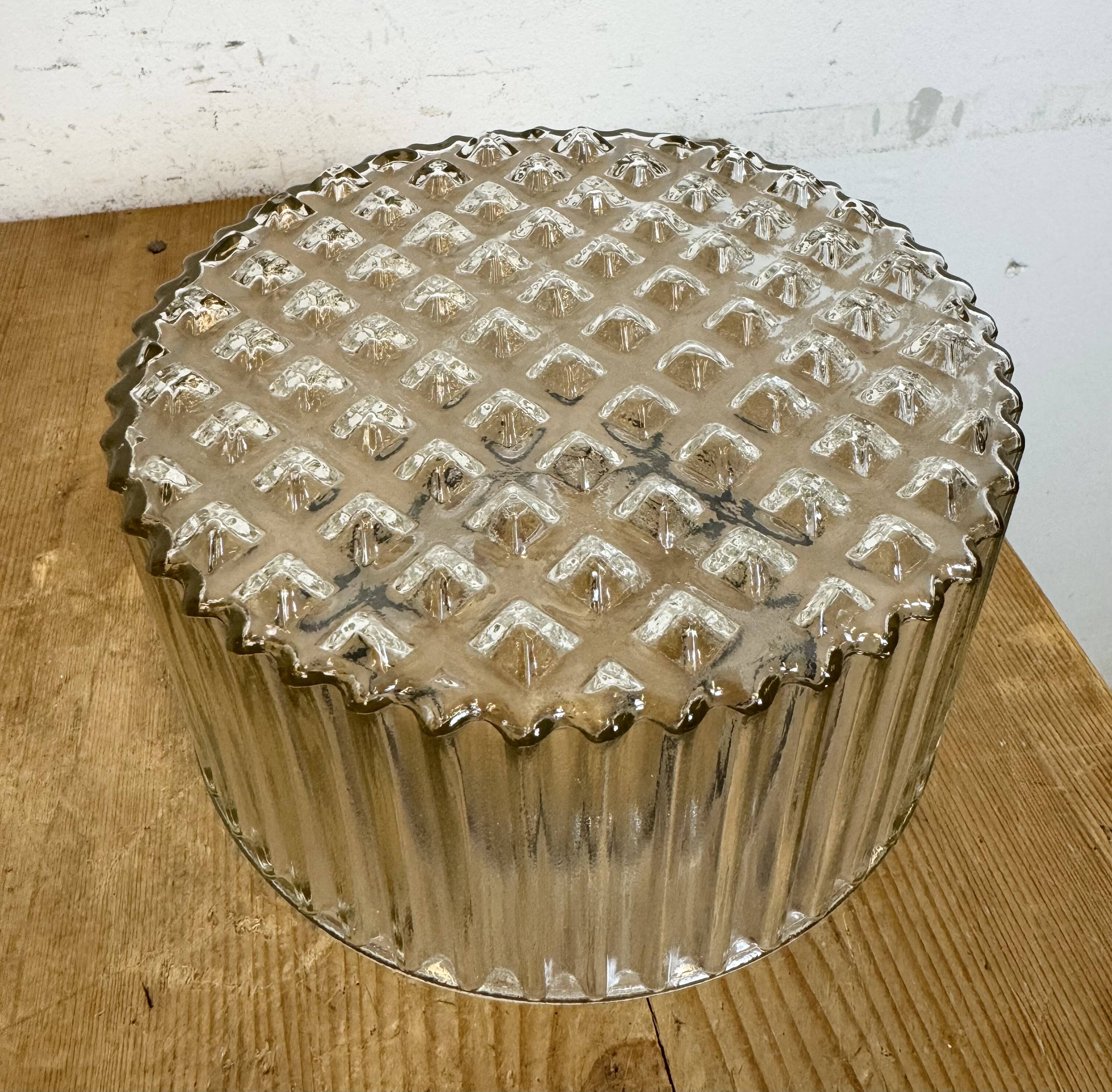 Vintage White Porcelain Ceiling Light, 1970s