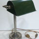Former 1930s art deco metal desk lamp