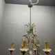 Multicoloured Murano Glass & Crystal Chandelier, 1950s