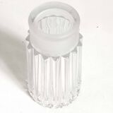Molded pressed glass vase 1960s Height 22 cm