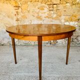 Extendable dining table with butterfly extensions in rosewood circa 60's