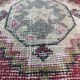 Tapis pastel turc vintage 98 x 45 cm