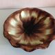 Flat cut in iridescent ceramic, vintage 50/60