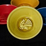 Air France : Old ashtrays / pocket drains / advertising cups in porcelain 1950's