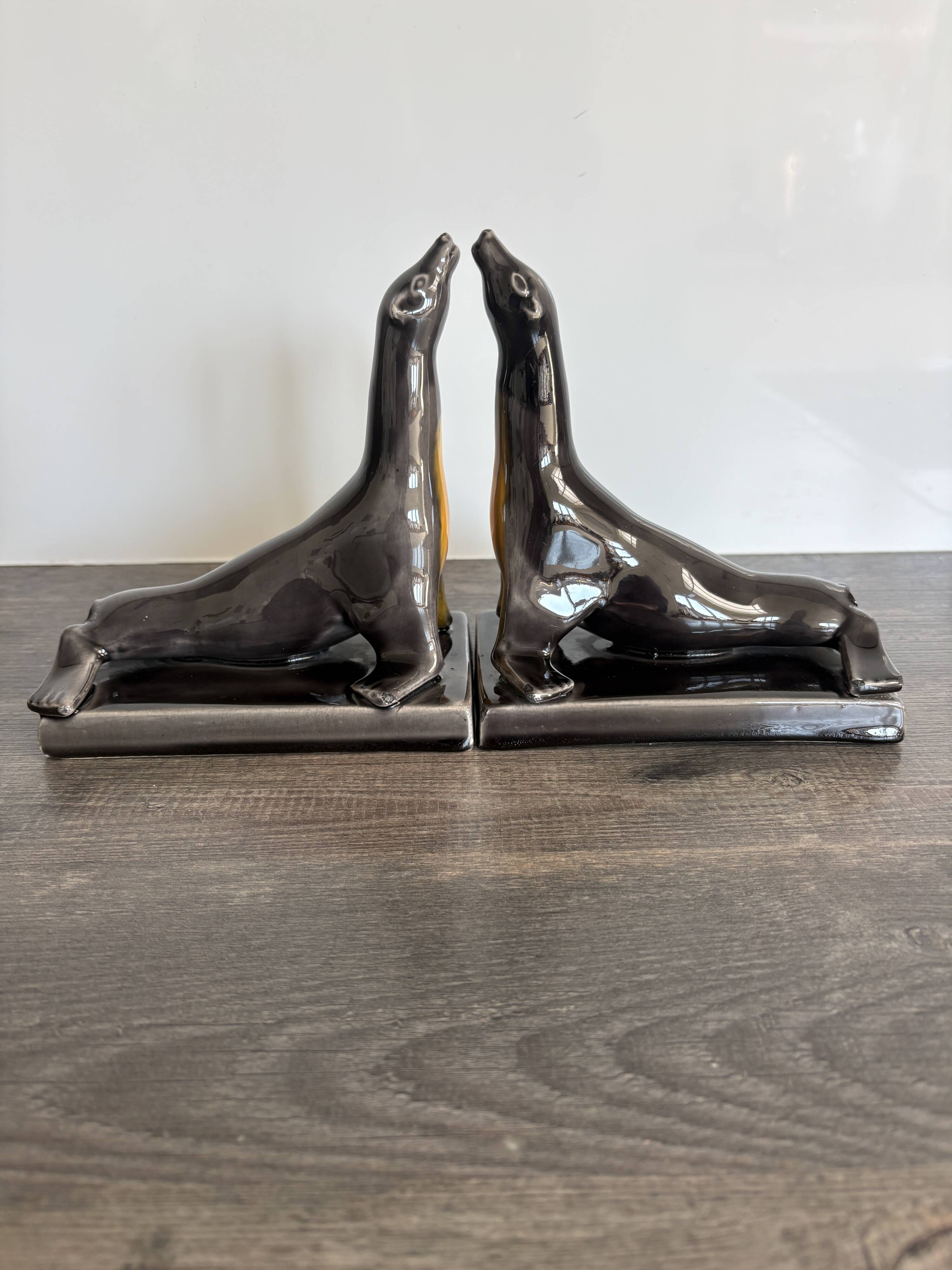 Pair of antique Art Deco bookends