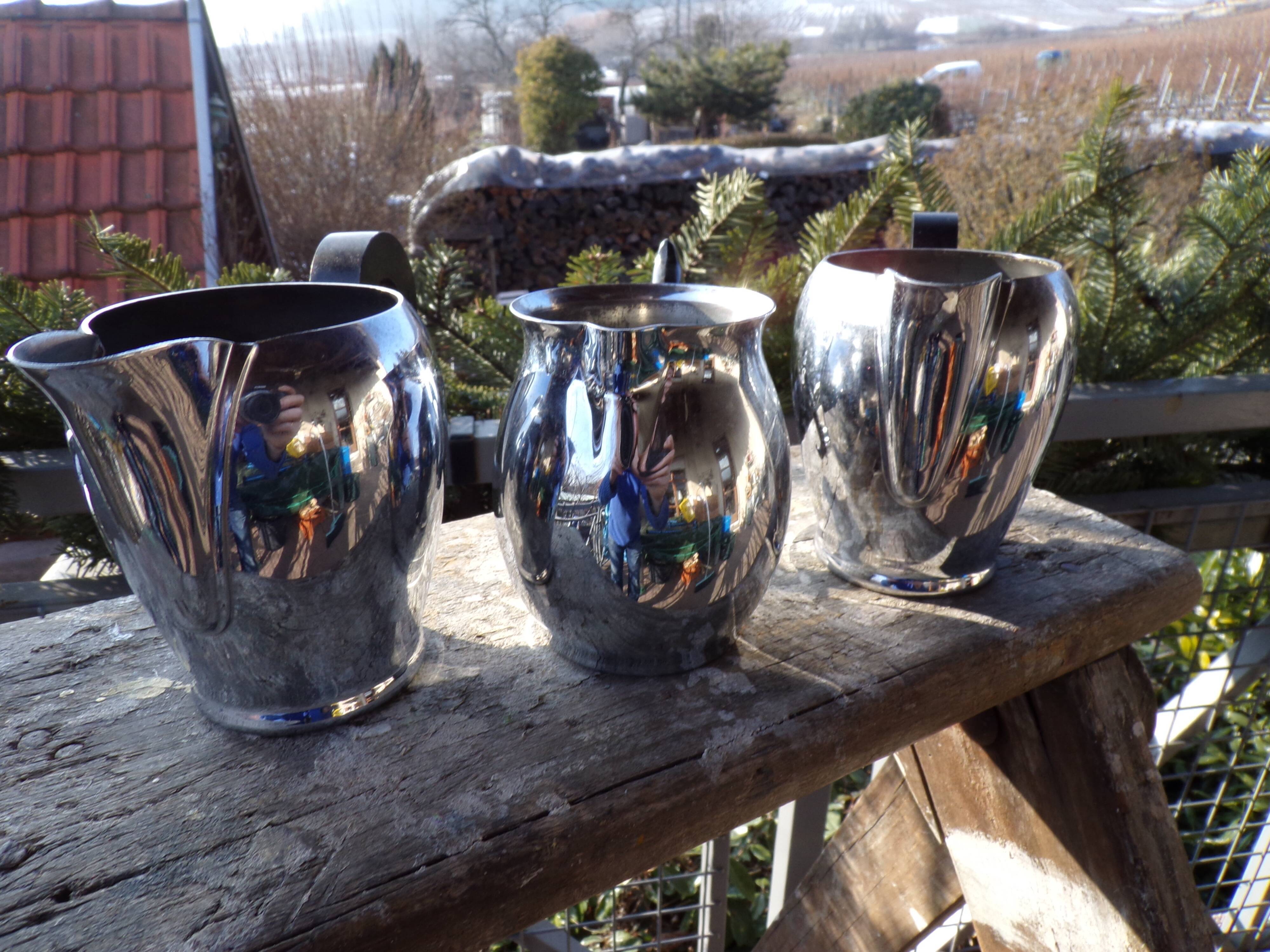Lot of 3 Creamer or small old milk jugs