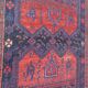 Very beautiful old Persian carpet Bijar handmade 148x318 cm