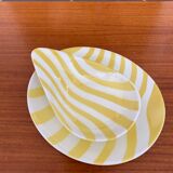 2 cups earthenware Salins vintage 50s