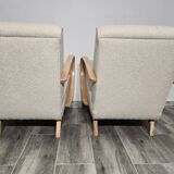 Armchairs by Jindrich Halabala, 1940s, Set of 2
