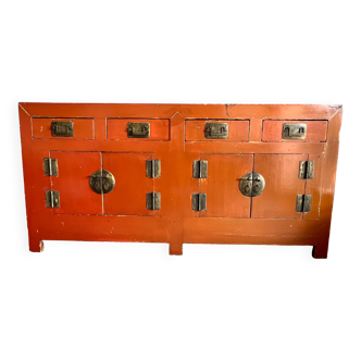 Antique lacquered Chinese sideboard