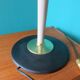 "Mazda" desk lamp in wood and brass France 1940